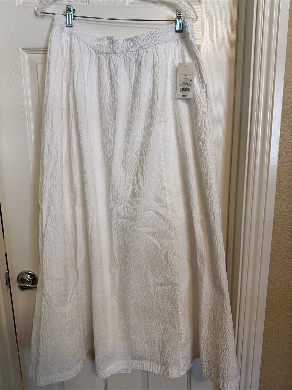 a new day Picnic A-line Maxi Skirt with Elastic Waist